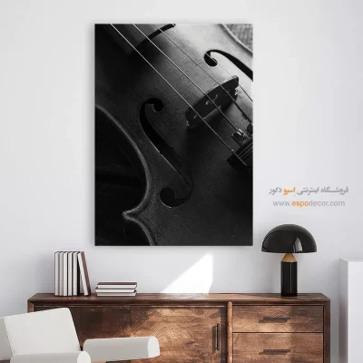 تابلو سیاه و سفید بافت‌دار