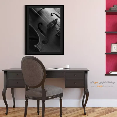 تابلو سیاه و سفید بافت‌دار