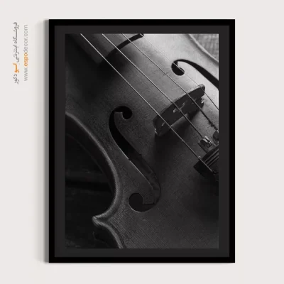 تابلو سیاه و سفید بافت‌دار