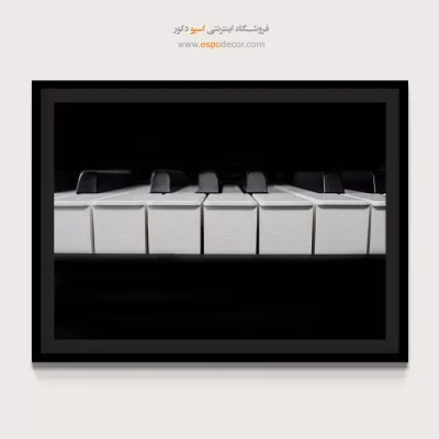 تابلو هنری با تکنیک خطی