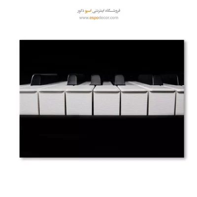 تابلو هنری با تکنیک خطی