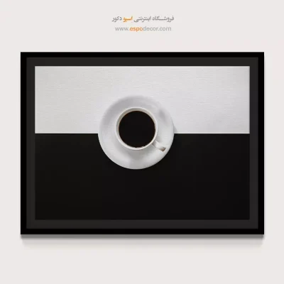 دکوراسیون آشپزخانه مدرن - متقارن – تابلو سیاه و سفید - اسپو دکور