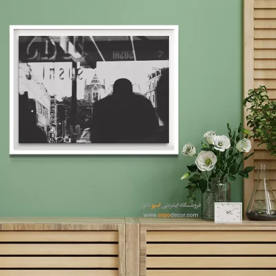 تابلو بوم مینیمال با الهام از اشکال طبیعی