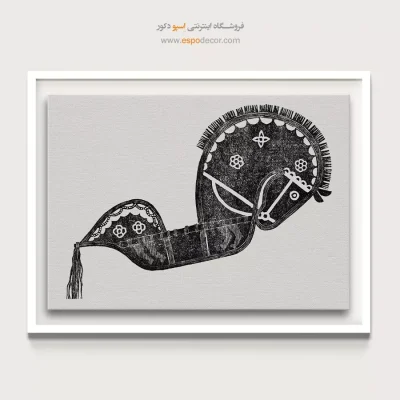 تابلو سیاه و سفید مینیمال