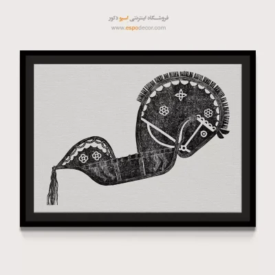 تابلو سیاه و سفید مینیمال
