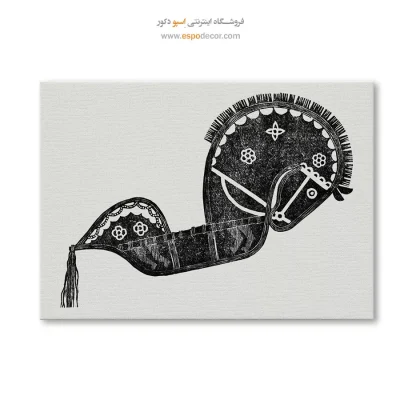 تابلو سیاه و سفید مینیمال