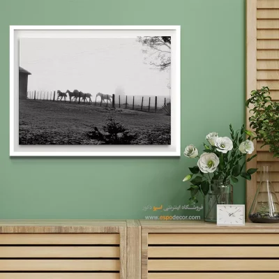 تابلو سیاه و سفید مینیمالیستی