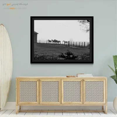 تابلو سیاه و سفید مینیمالیستی