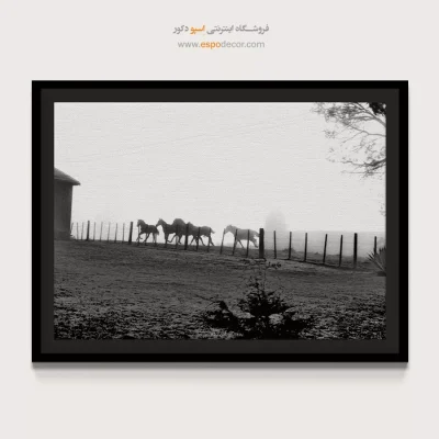 تابلو سیاه و سفید مینیمالیستی