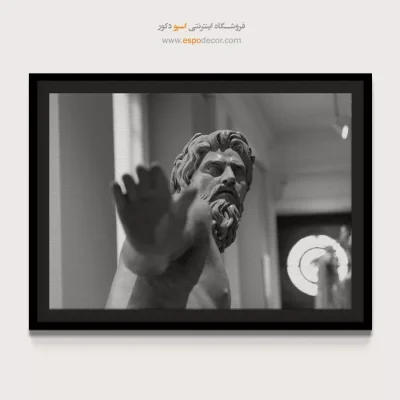 دست فرمانروایی – تابلو سیاه و سفید - تابلو اسطوره‌ای سیاه سفید - اسپو دکور