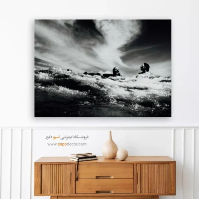 دکوراسیون داخلی با تابلو سیاه و سفید