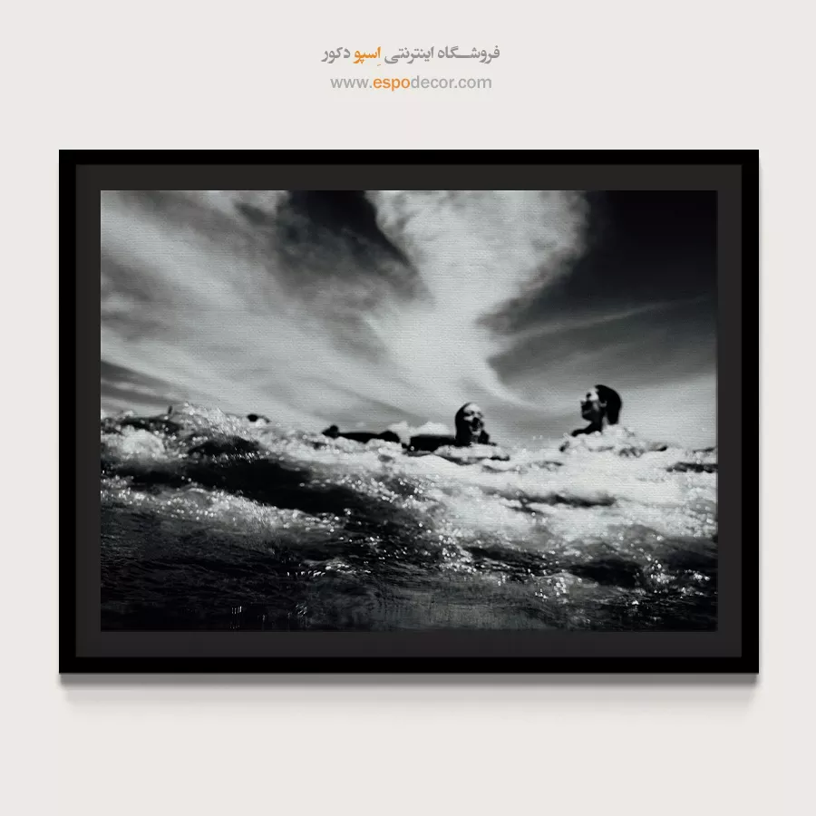 دکوراسیون داخلی با تابلو سیاه و سفید