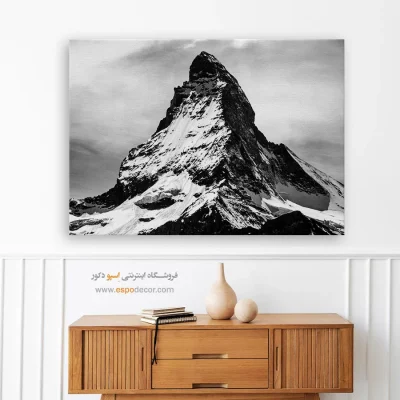 تابلو دیواری سیاه و سفید برای راهرو