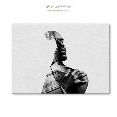 تابلو سیاه و سفید با طرح حیوانات