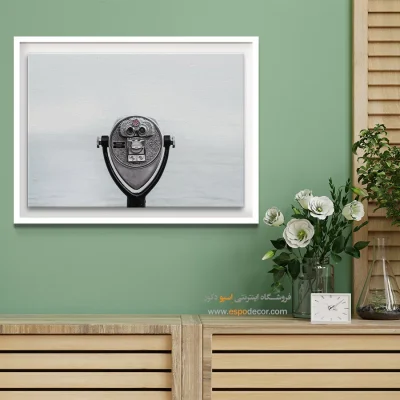 تابلو سیاه و سفید برای فضاهای هنری - تماشای افق – تابلو سیاه و سفید - اسپو دکور