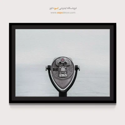 تابلو سیاه و سفید برای فضاهای هنری - تماشای افق – تابلو سیاه و سفید - اسپو دکور