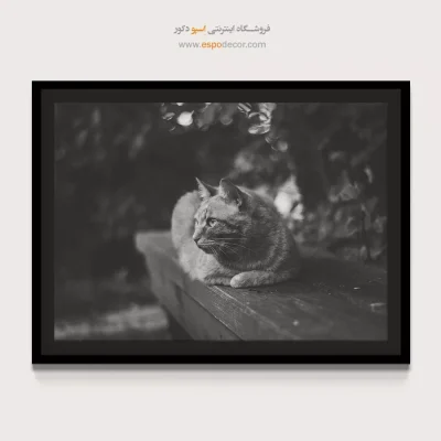 تابلو نقاشی سیاه و سفید برای گالری