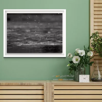 تابلو سیاه و سفید برای رستوران