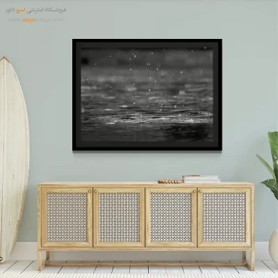 تابلو سیاه و سفید برای رستوران