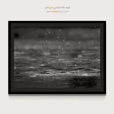 تابلو سیاه و سفید برای رستوران