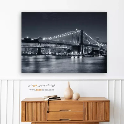 تابلو نقاشی سیاه و سفید جدید