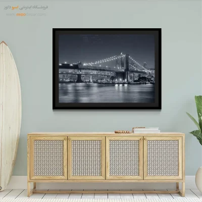 تابلو نقاشی سیاه و سفید جدید