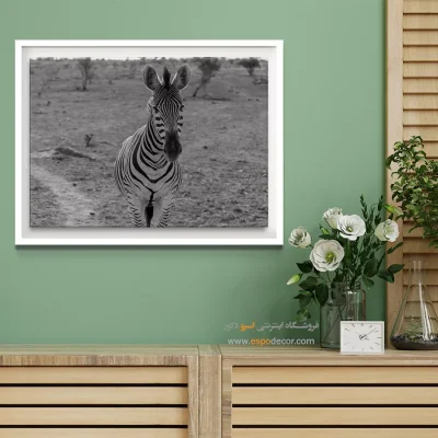 هویت – تابلو سیاه و سفید - تابلو بوم سیاه و سفید شیک - اسپو دکور