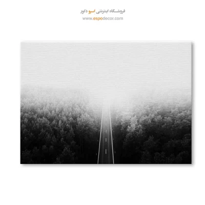 تابلو اتاق خواب سیاه و سفید ارزان