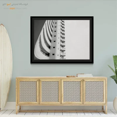 خرید تابلو برای دفتر معماری - ساختار سفید – تابلو سیاه و سفید - اسپو دکور