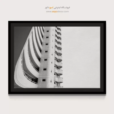 خرید تابلو برای دفتر معماری - ساختار سفید – تابلو سیاه و سفید - اسپو دکور