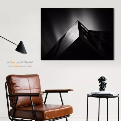 خرید هدیه تولد برای معماران - تیغه‌ی شهری – تابلو سیاه و سفید - اسپو دکور