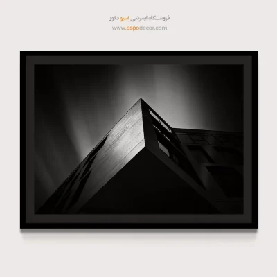 خرید هدیه تولد برای معماران - تیغه‌ی شهری – تابلو سیاه و سفید - اسپو دکور