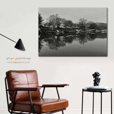 خرید تابلو بوم سیاه و سفید آنلاین