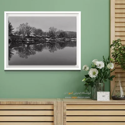 خرید تابلو بوم سیاه و سفید آنلاین