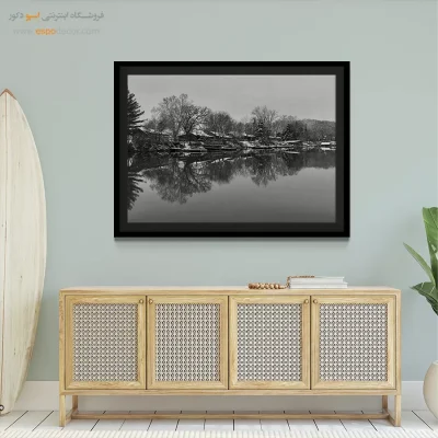 خرید تابلو بوم سیاه و سفید آنلاین