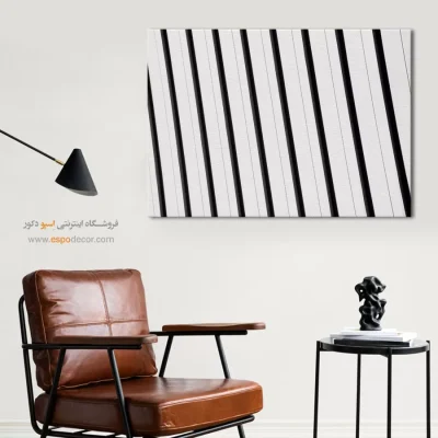 خرید آنلاین تابلو بوم سیاه و سفید