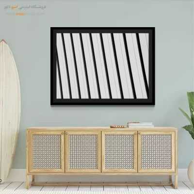 خرید آنلاین تابلو بوم سیاه و سفید