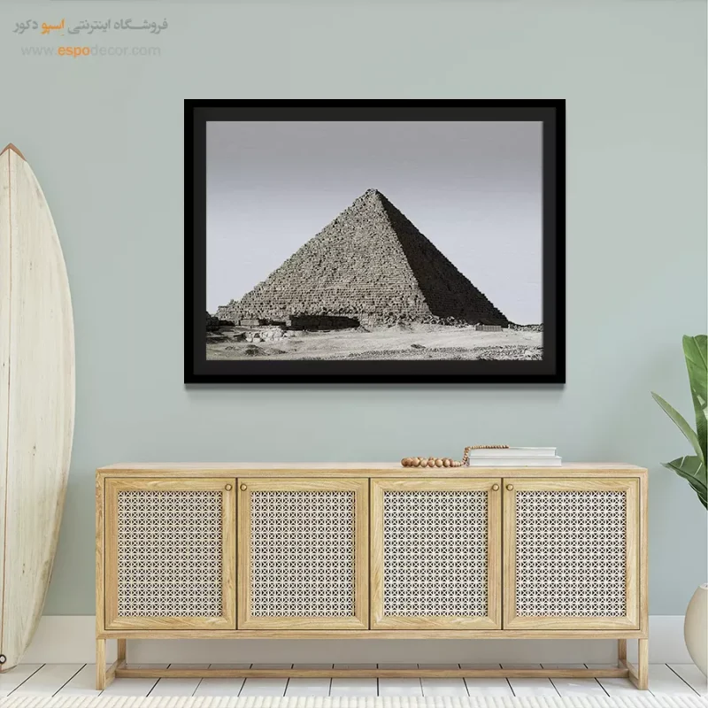 خرید تابلو فانتزی سیاه و سفید لوکس