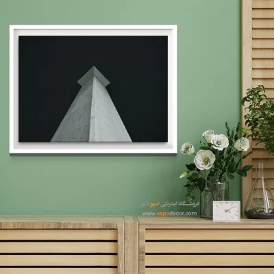 خرید تابلو بوم سیاه و سفید آنلاین - صعود در تاریکی – تابلو سیاه و سفید - اسپو دکور