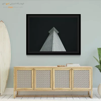 خرید تابلو بوم سیاه و سفید آنلاین - صعود در تاریکی – تابلو سیاه و سفید - اسپو دکور