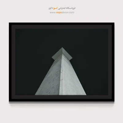 خرید تابلو بوم سیاه و سفید آنلاین - صعود در تاریکی – تابلو سیاه و سفید - اسپو دکور