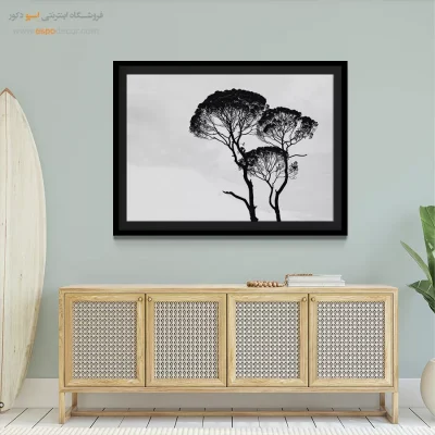 تابلو فانتزی سیاه و سفید جدید