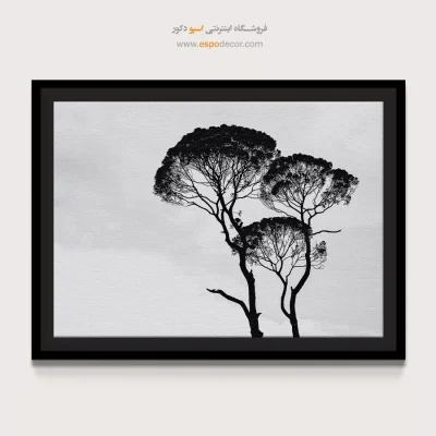 تابلو فانتزی سیاه و سفید جدید