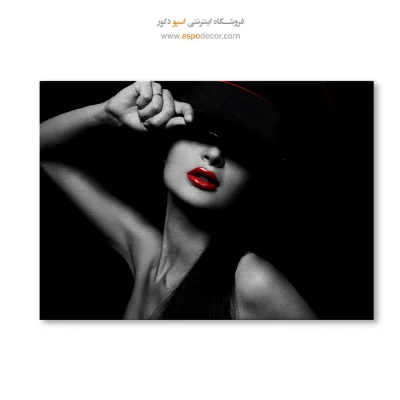تابلو اتاق خواب سیاه و سفید دکوراسیون