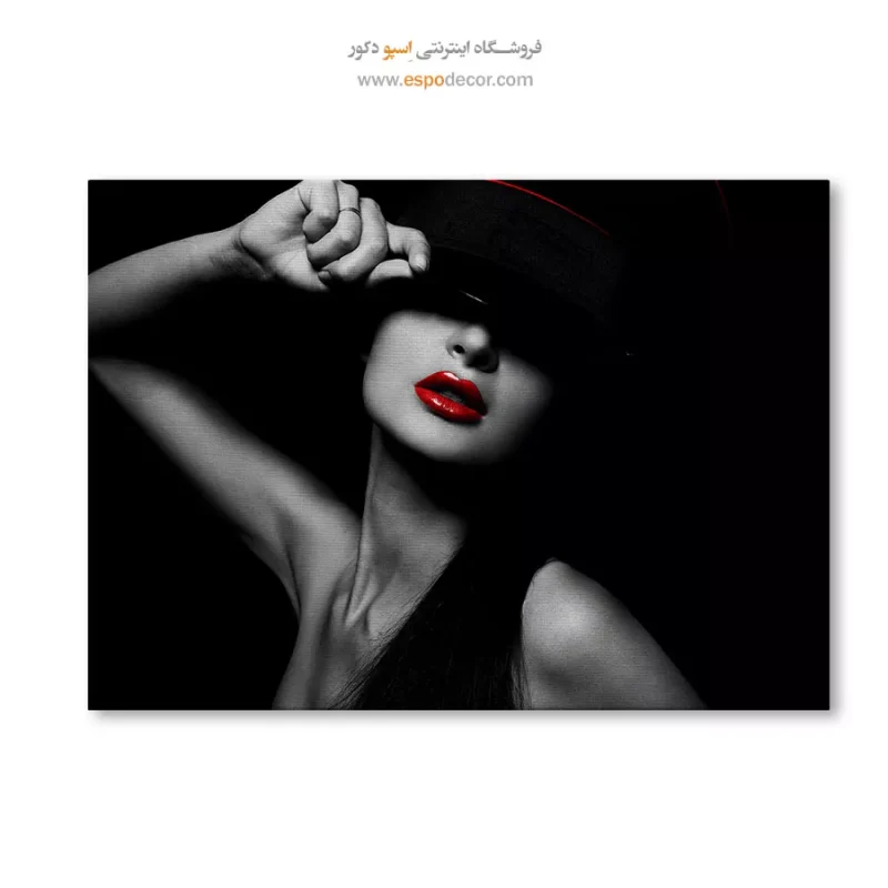 تابلو اتاق خواب سیاه و سفید دکوراسیون