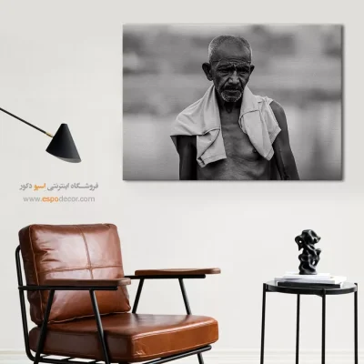 تابلو هنری سیاه و سفید هدیه
