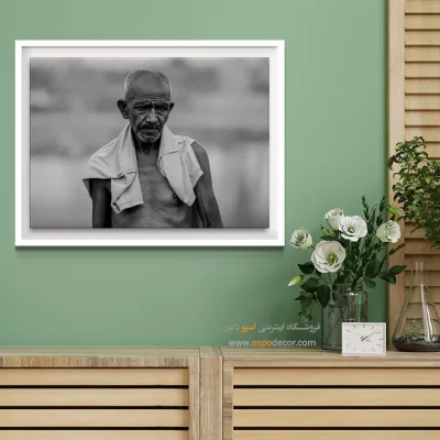 تابلو هنری سیاه و سفید هدیه