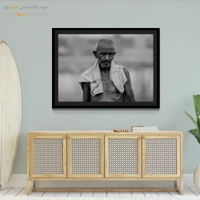 تابلو هنری سیاه و سفید هدیه