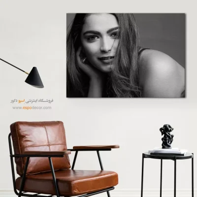 تابلو سیاه و سفید برای آرایشگاه - زیبایی – تابلو سیاه و سفید - اسپو دکور