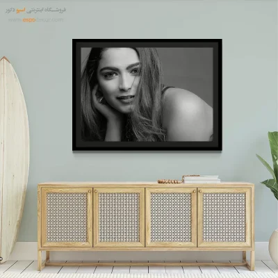 تابلو سیاه و سفید برای آرایشگاه - زیبایی – تابلو سیاه و سفید - اسپو دکور